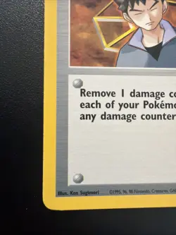 Pokemon TCG Brock Gym Heroes Card 98/132 Regular Rare LP - Image 4