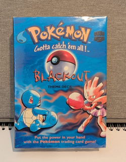 Pokemon Blackout Theme Deck Base Set Vintage 1999 Factory Sealed - Image 1