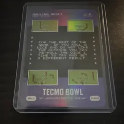 Bo Jackson Battle Arena Bonus Play Foil Rolling Reset BPL1 - Image 2