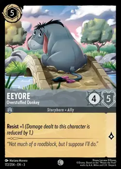 Lorcana - Eeyore - Overstuffed Donkey - 172 - Into The Inklands - Image 1