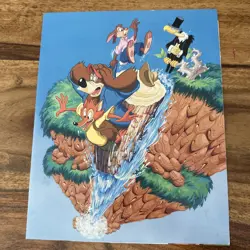 Vintage 1990s Splash Mountain Paper Photo Ride Frame Magic Kingdom HTF Souvenir - Image 1