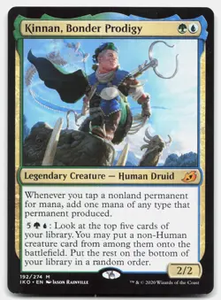 Kinnan, Bonder Prodigy - NM - Ikoria: Lair of Behemoths # 192 - MTG Magic - Image 1