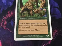 Maro - Seventh Edition Excellent Magic MTG - Image 2