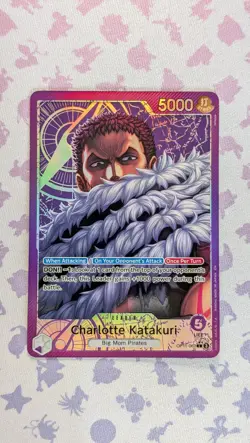 One Piece TCG Charlotte Katakuri OP11-062 Leader Alt Art - Image 1