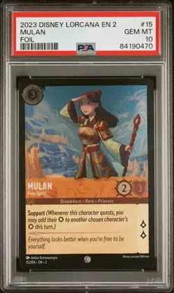 DISNEY LORCANA EN 2-RISE OF THE FLOODBORN 15 - MULAN - Image 1