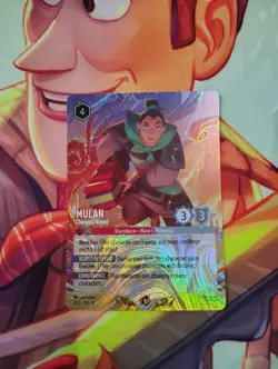 Disney Lorcana Mulan - Charging Ahead 3/C2 FOIL Promo DLC Challenge - Image 1