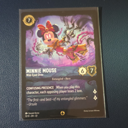 Disney Lorcana Minnie Mouse Wild-Eyed Diver Promo - Image 1