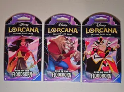 Disney Lorcana Rise Of The Floodborn Chapter 2 New In Hand 1 Sealed Booster Pack - Image 1