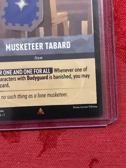 Disney Lorcana - Musketeer Tabard - Rare - 203/204 Pull To Sleeve MINT - Image 5
