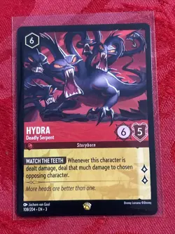 Disney Lorcana: Into The Inklands - Hydra - Deadly Serpent 108/204 - Image 1