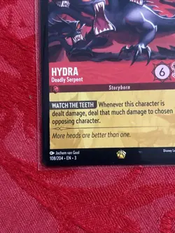 Disney Lorcana: Into The Inklands - Hydra - Deadly Serpent 108/204 - Image 4
