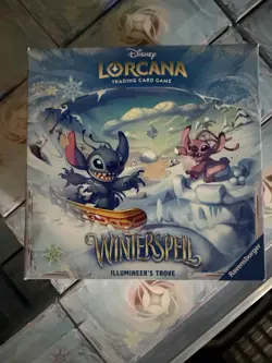 Ravensburger Disney Lorcana TCG: Winterspell Illumineer's Trove Factory Sealed! - Image 1