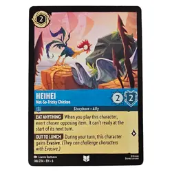 Moana Disney Lorcana Trading Card Heihei Not-So-Tricky Chicken 146/204 NM - Image 1