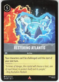 Restoring Atlantis 201/204 Archazia's Island Disney Lorcana - Image 1