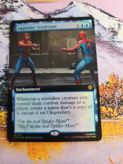 Impostor Syndrome 251 (Extended Art) Mythic MTG Spider-Man FOIL NM/M - Image 1