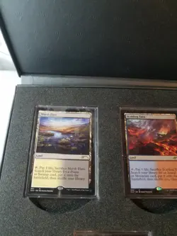 Magic The Gathering MTG Secret Lair Ultimate Edition Enemy Fetch Lands W/ Cards - Image 2