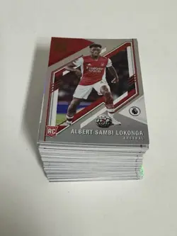 116 Card Bundle: 2021-22 Panini Donruss Elite Premier League Base & RC Lot - Image 1