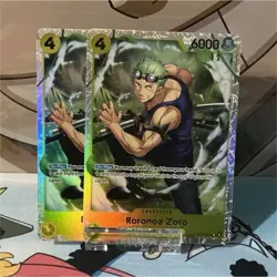 Roronoa Zoro OP15-113 Lot of 2 EN Bandai One Piece Card Game - Image 1