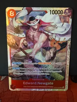 Edward.Newgate OP16-003 Super Rare The Time of Battle One Piece Foil Near Mint - Image 1