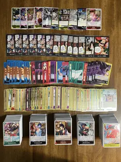 One Piece Card Lot - Over 2700 cards Total - Over 600 Are Foil R/SR All English - Image 2