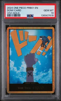 2024 ONE PIECE PRB01-PREM BOOSTER -ONE PIECE CARD THE BEST- DON!! CARD PSA 10 - Image 1