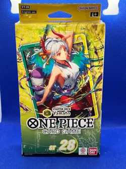 SEALED One Piece Starter Deck 28: GREEN/YELLOW Yamato ST28 + OP11 Pack - Image 1