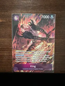 King (Alternate Art) - The Azure Sea's Seven (OP14) - Image 1