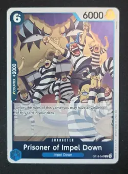Prisoner of Impel Down OP16-042 R The Time of Battle Foil English One Piece - Image 1