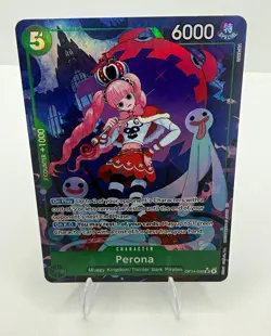 Bandai Perona OP14-033 SR Holo Special 6000 Power One Piece Card Game EN - Image 1