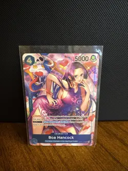 Bandai One Piece CCG Boa Hancock OP01-078 Romance Dawn Alt Art Foil SR - Image 1