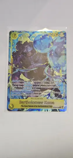 BARTHOLOMEW KUMA - One Piece OP12-119- AA Alt Art SEC Secret Rare - Image 1