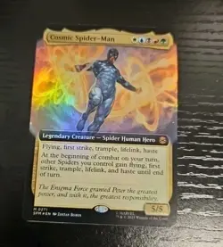 MTG Marvel Spider-Man, Cosmic Spider-Man - Extended Art Foil - Image 1