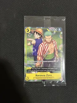 Roronoa Zoro Learn Together Deck Set Sail Event One Piece Promo Cards #OP10-113 - Image 1