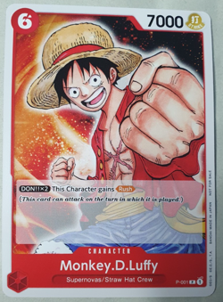 Monkey.D.Luffy Chara Promo Pre-Errata - NM - One Piece TCG - P-001 - UK Stock - Image 1
