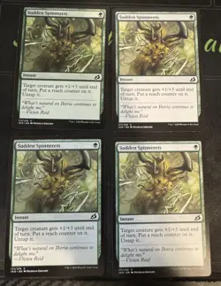 Sudden Spinnerets X4 Ikoria Lair of Behemoths Magic the Gathering MTG - Image 1