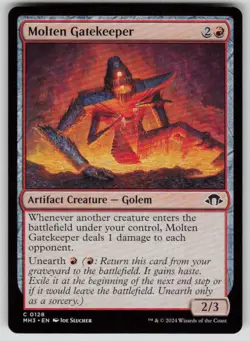 Molten Gatekeeper Common Modern Horizons 3 128 MTG Near Mint 2024 - Image 1