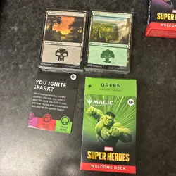 MTG Magic the Gathering MARVEL SUPER HEROES Welcome Decks SET OF 5 NEW - Image 4