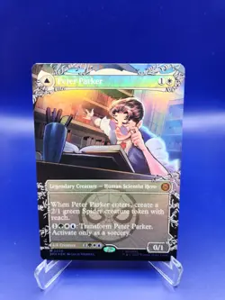 Peter Parker Amazing Spider-Man : MTG *FOIL Borderless* SPM #0208 / NM - Image 1