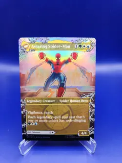 Peter Parker Amazing Spider-Man : MTG *FOIL Borderless* SPM #0208 / NM - Image 2
