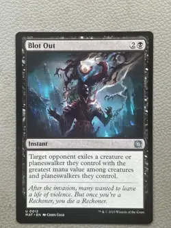 Blot Out 12 Uncommon March of the Machine: The Aftermath Magic: The Gathering NM - Image 1