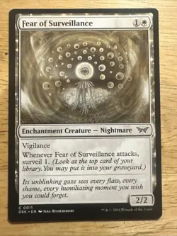 [MTG] Fear of Surveillance (0011) (DSK) NM - Image 1