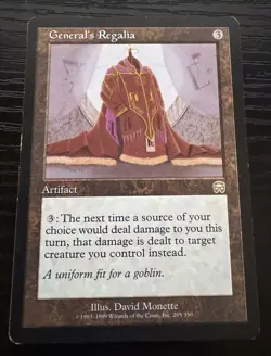 General's Regalia - Mercadian Masques Magic the Gathering MTG - Image 1