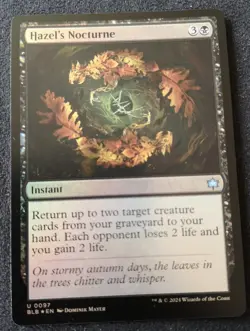 Hazel's Nocturne - Foil - BLB - MTG - NM Unplayed - EN - 0097 - Image 1