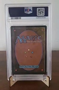 Mystic Remora Ice Age Magic The Gathering MTG 1995 Blue Enchantment PSA 7 NM - Image 2