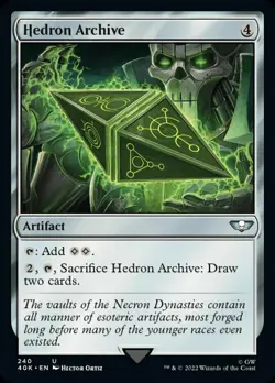 x4 Hedron Archive U MTG Commander: Universes Beyond: Warhammer 40,000 M/NM, Engl - Image 1