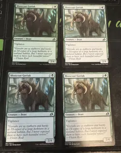 Mosscoat Goriak X4 Ikoria Lair of Behemoths Magic the Gathering MTG - Image 1