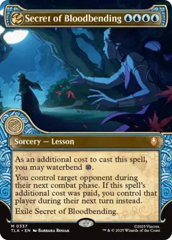 Foil - Secret of Bloodbending (Showcase) - 337 / NM / English MTG - Image 1