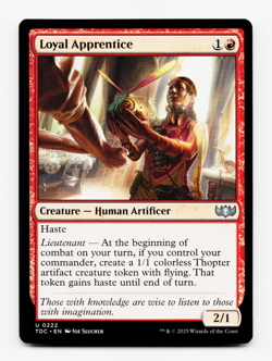 Loyal Apprentice [Commander: Tarkir Dragonstorm] MTG Magic NM/M 🔥 - Image 1