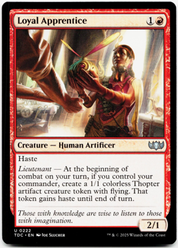Loyal Apprentice [Commander: Tarkir Dragonstorm] MTG Magic NM/M 🔥 - Image 3