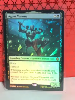 Agent Venom #49 Foil R MTG Marvel's Spider-Man NP - Image 1